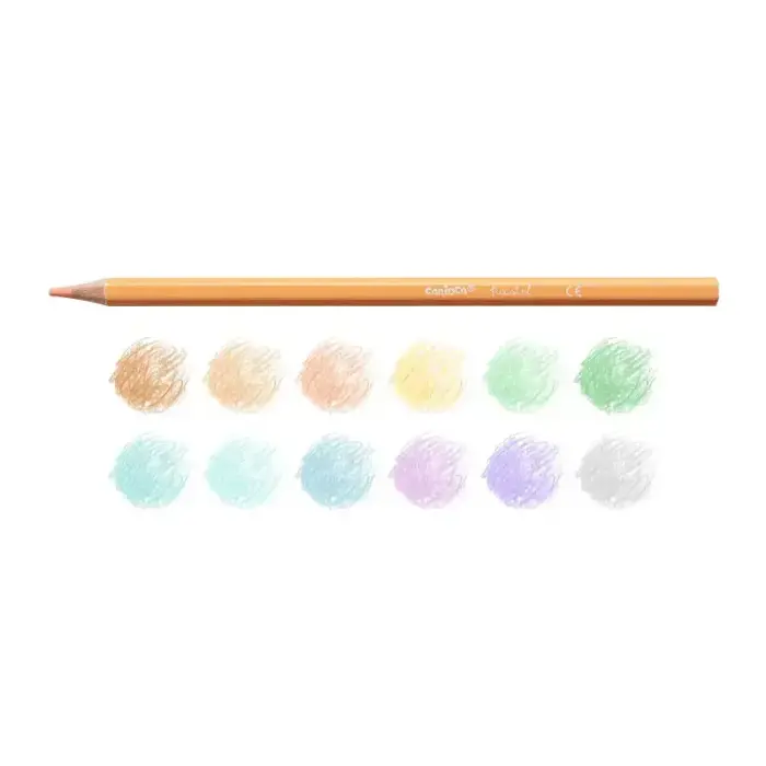 Zīmuļu komplekts CARIOCA Pastel, 12 dažādas pasteļķrāsas Foto 2