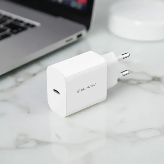 Blavec Wall charger BC-9 - Type C - PD 20W 3A (TCBC9-CW203A) white Фото 6