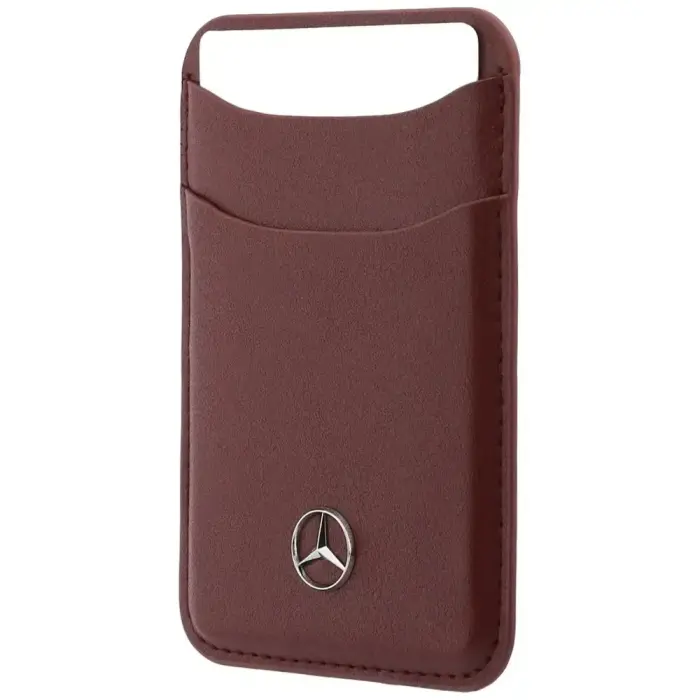 Magnetic Card Wallet Mercedes Leather red Foto 2