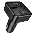 Borofone Transmitter FM BC63 Selecto MP3, Bluetooth - 2xUSB - black Foto 1