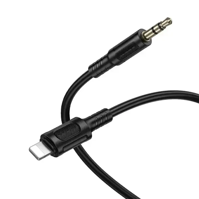 Borofone Cable AUX BL25 Nice - Lightning to jack 3,5mm - 1 metre black Photo 4