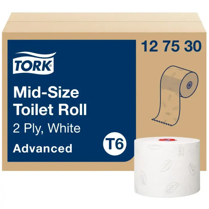 Tualetes papīrs TORK Advanced Compact T6, 2 sl., 9.9 cm x 100 m, baltā krāsā Photo 3