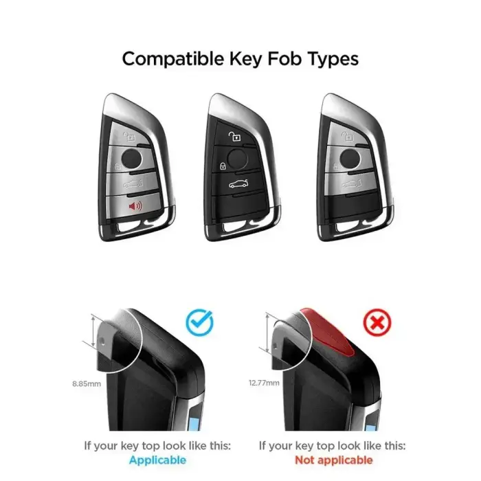 SPIGEN BK100 BMW KEY FOB CASE BLACK Foto 12