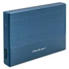 Qoltec Aluminium Enclosure | SSD HDD 2.5'' drive | SATA | USB 3.0 | Super speed 5Gb/s | 2TB | Blue Photo 9