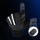 Insulated, non-slip sports phone gloves (size L) - black Photo 3