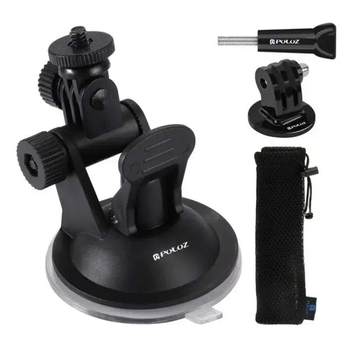 Puluz Glass car holder for GOPRO Hero, DJI Osmo Action PU51 Foto 4