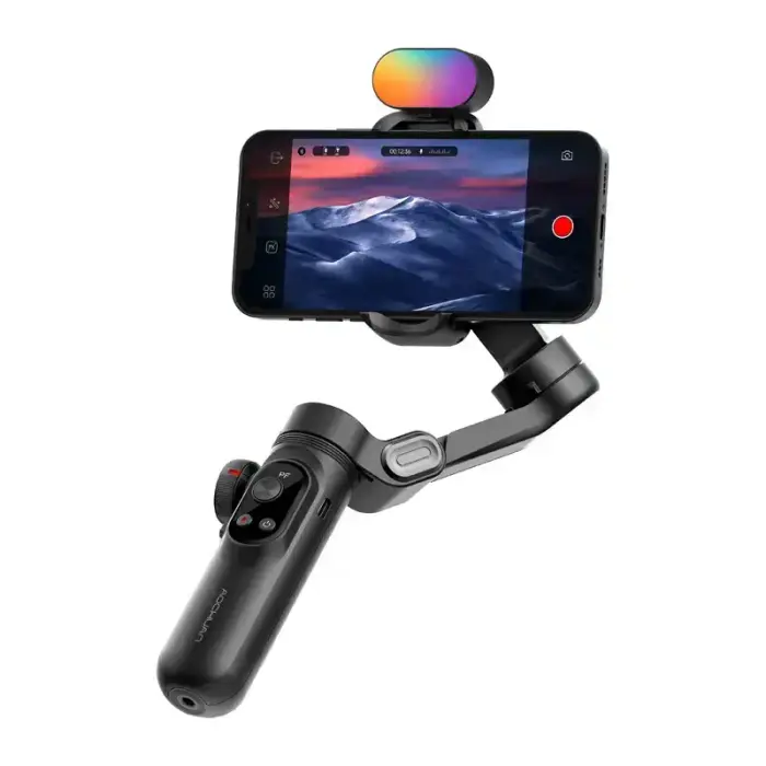 AOCHUAN X Pro Gimbal with RGB Lighting (Black) Foto 3