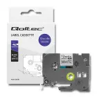 Qoltec Tape for BROTHER TZe-231 | 12mm x 8m | White / Black overprint Фото 1