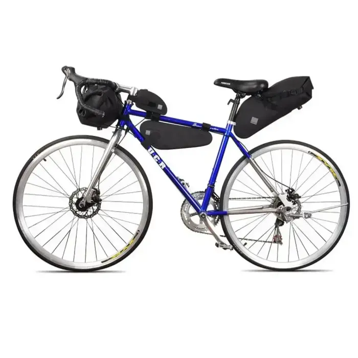 SAHOO bike bag on the bicycle frame with zip 0,3L 122035 black Photo 4