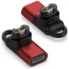Adapter Lightning MajesticLine for Charging Garmin Watches red Фото 2