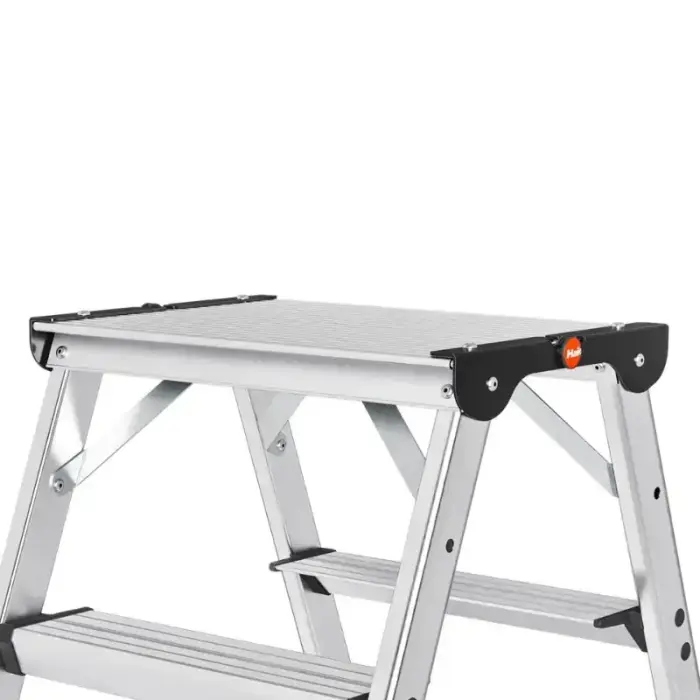 Telescopic ladder Master DTL100 / aluminum / 2x4 - 2x6 steps Photo 9