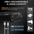 LED headlamp with IPX4 motion sensor USB-C 1200 mAh - black Photo 21