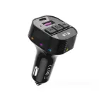 XO transmitter FM BCC17 Bluetooth MP3 car charger 30W black + cable USB-C - USB-C Foto 3