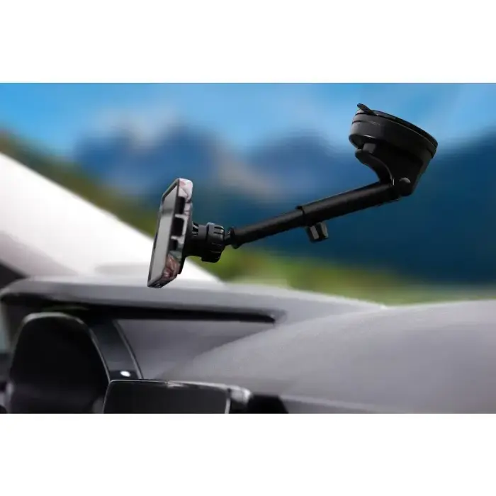 Magnetic car phone holder compatible with Magsafe Forcell F-Grip PrecisionX windshield/ dashboard / air vent black Photo 12
