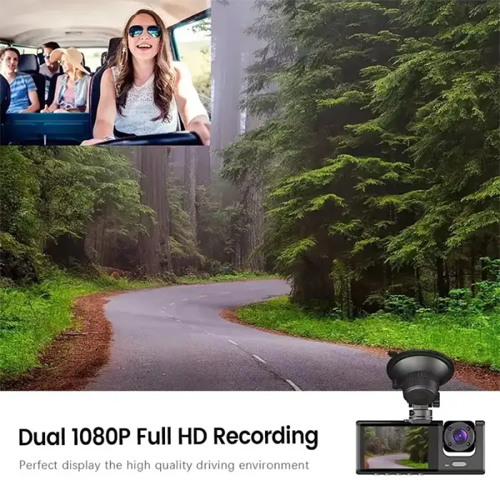 Car Dash Cam DVR-06 2,0 inches + rear camera Photo 3