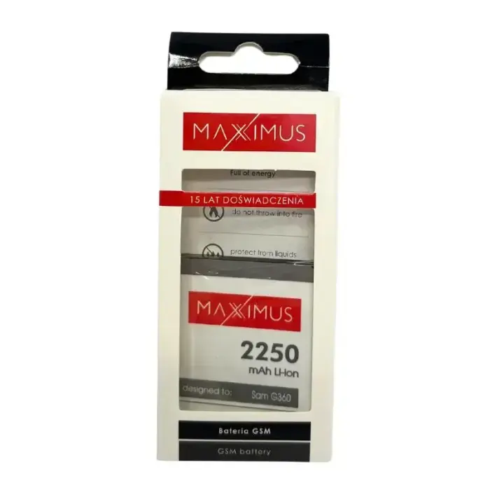 BATTERY MAXXIMUS SAM G360 Core Prime 2250mAh  EB-BG360BBC Фото 4