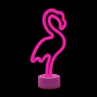 Neon LED on stand FLAMINGO pink USB-C FSC-11 Forever Light Фото 3
