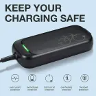 Qoltec Fast Charger for e-bike, electric scooter  36V | 42V | 2A | 5.5*2.5 | water resistant + power cable Foto 8