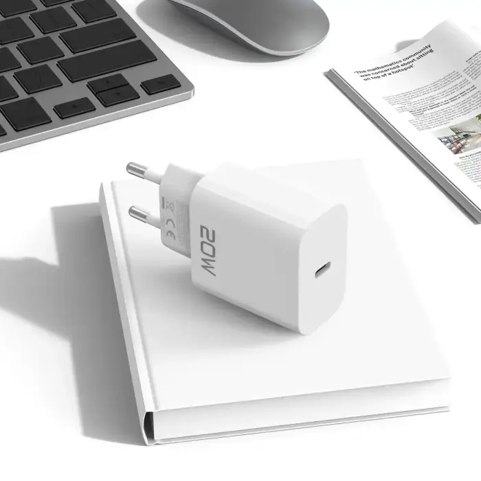 Blavec Wall charger BC-9 - Type C - PD 20W 3A (TCBC9-CW203A) white Фото 4
