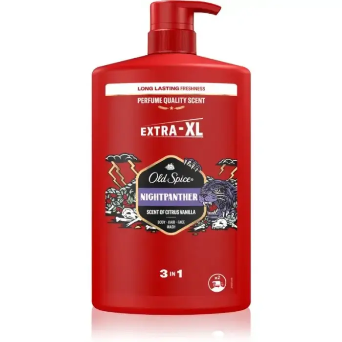 Old Spice Nightpanther Shower Gel for Men 1000 Ml Photo 2