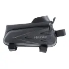 Waterproof bike frame bag with shell sides and phone holder Forever Outdoor black Photo 2