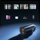 Orico MiniRing 30W 2x USB-C Car Charger - Black Foto 6