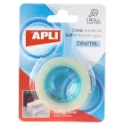 Līmlente APLI Crystal 19mm x 33m, īpaši caurspīdīga Foto 2