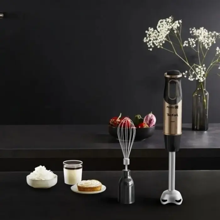 TEFAL rokas blenderis QUICKCHEF 3IN1, 1000W, melns/vara Foto 3