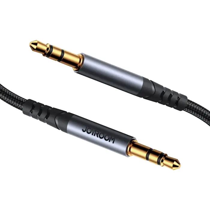 Joyroom stereo audio cable AUX 3.5 mm mini jack 1.2m black (SY-A08) Photo 2