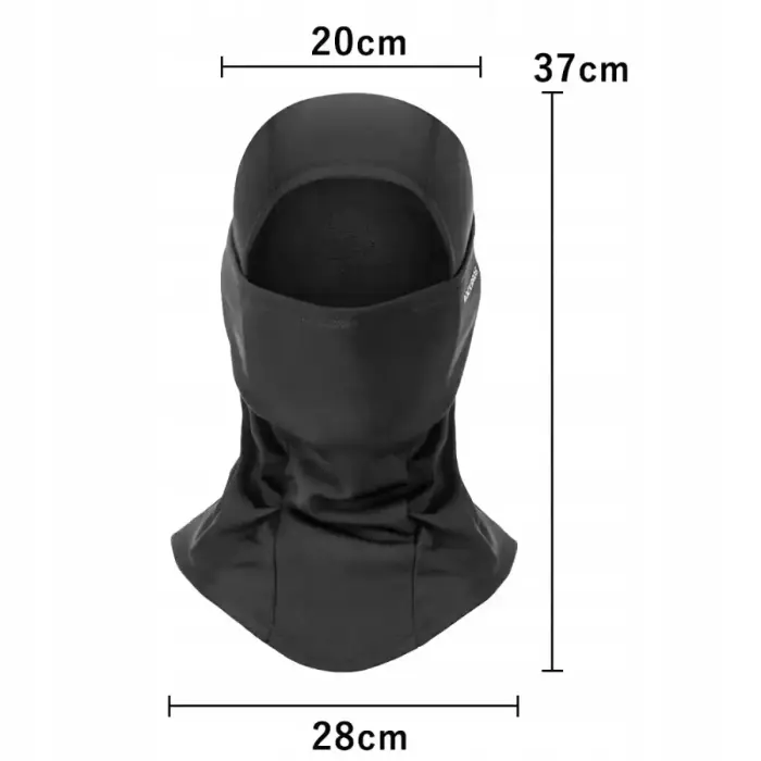 Rockbros LF7345BK sports balaclava insulated - black Photo 9