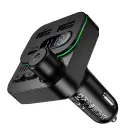 Borofone Transmitter FM BC61 Ocean MP3, Bluetooth - 2xUSB + Type C - PD 45W black Фото 3