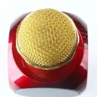 Goodbuy LED 360 караоке микрофон с динамиком bluetooth | 5 Вт | aux | голосовой модулятор | USB | Micro SD красный Фото 6