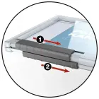 Magnētiskās kartes turētājs  DURABLE PUSHBOX DUO, bez klipša, 54 x 87 mm, 10 gab./ iepak. Foto 2