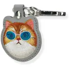 Case locator Nimmy Glasses Cool   Cat grey Фото 3