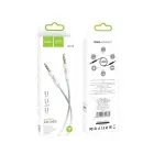 Cable AUX Jack 3,5 mm to Jack 3,5 mm Hoco 1 m UPA19 silver Photo 4