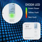Qoltec Certified wireless Carbon monoxide (CO) sensor with battery | sensor service life 10 years | alarm 85dB | LED Foto 2