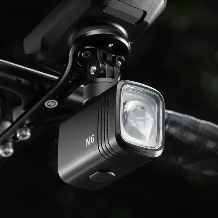 Rockbros M6 1000 lm front rechargeable bike light 2800 mAh - black Foto 10