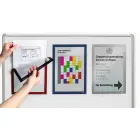 Pašlīpoša kabata DURABLE DURAFRAME® MAGNETIC ar rāmi pelēkā krāsā, A4 formāts, 5 gab./iepak. Photo 2