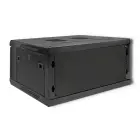 Qoltec RACK Cabinet 19" | 4U | 600 x 280 x 450 | Tempered doors | Hanging | Steel case | Lock | Black Foto 10