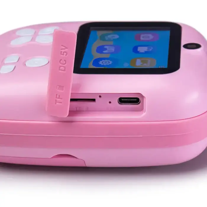 Mini Thermal Printer for Kids with Camera and Camcorder - Pink Фото 19