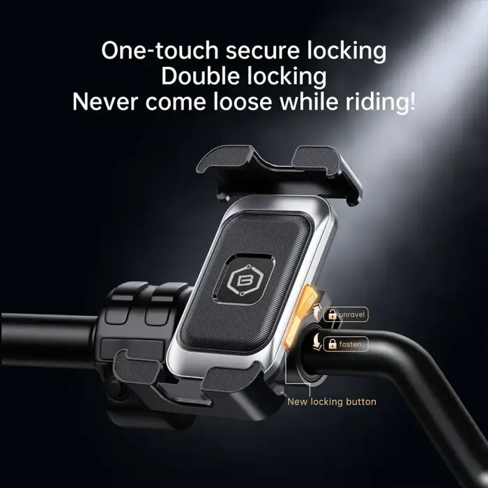 Blavec Uchwyt Rowerowy BV-02 Velo to handlebar (BV02-HSB) silver-black Photo 17