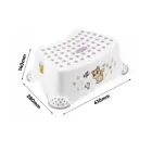 Step stool Tomek “Cats” 40.5x28.5x14cm white Photo 3