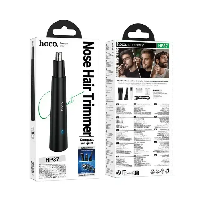 Nose hair trimmer 3in1 Hoco HP37 black Foto 12