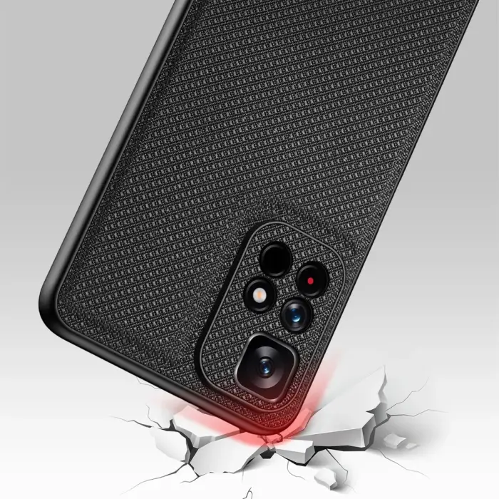 Dux Ducis Fino case cover covered with nylon material Poco M4 Pro 5G black Foto 6