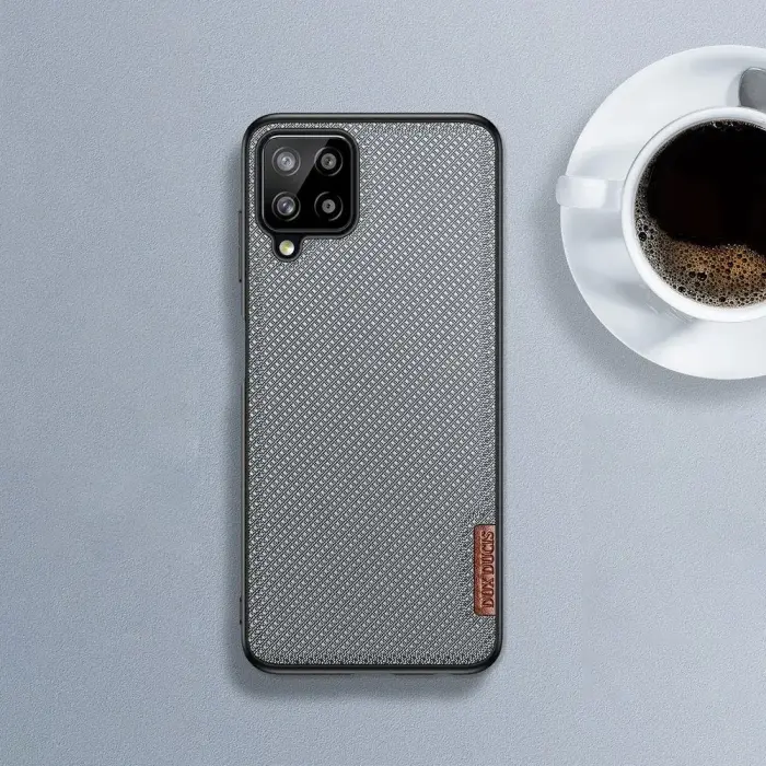 Dux Ducis Fino case covered with nylon material for Samsung Galaxy A22 4G black Фото 8