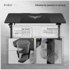 Desk with height adjustment Diablo Chairs X-TENSIO 1400 black Фото 14