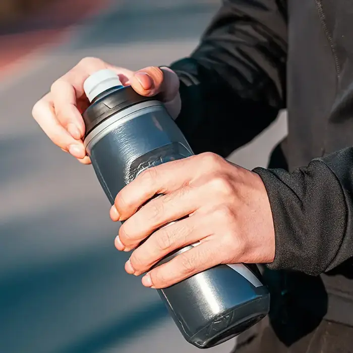 Rockbros Thermal Bike Bottle 620 ml BPA Free - Gradient Black Фото 3