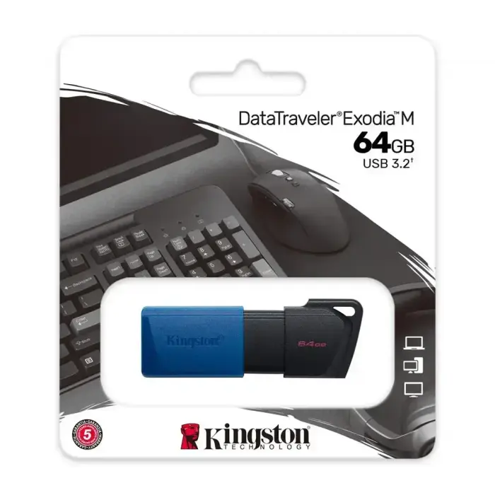 Kingston pendrive DataTraveler Exodia M DTXM 64GB blue Foto 2