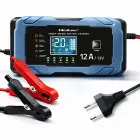 Qoltec Intelligent microprocessor charger 12V 12A | Rectifier with repair function | AGM GEL LiFePO4 | 9-stage charging  Foto 11