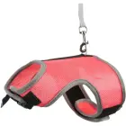 Krūšu siksna un pavada trušiem - Trixie Rabbit soft harness with leash, nylon, 25–32 cm, 1.20 m Foto 3
